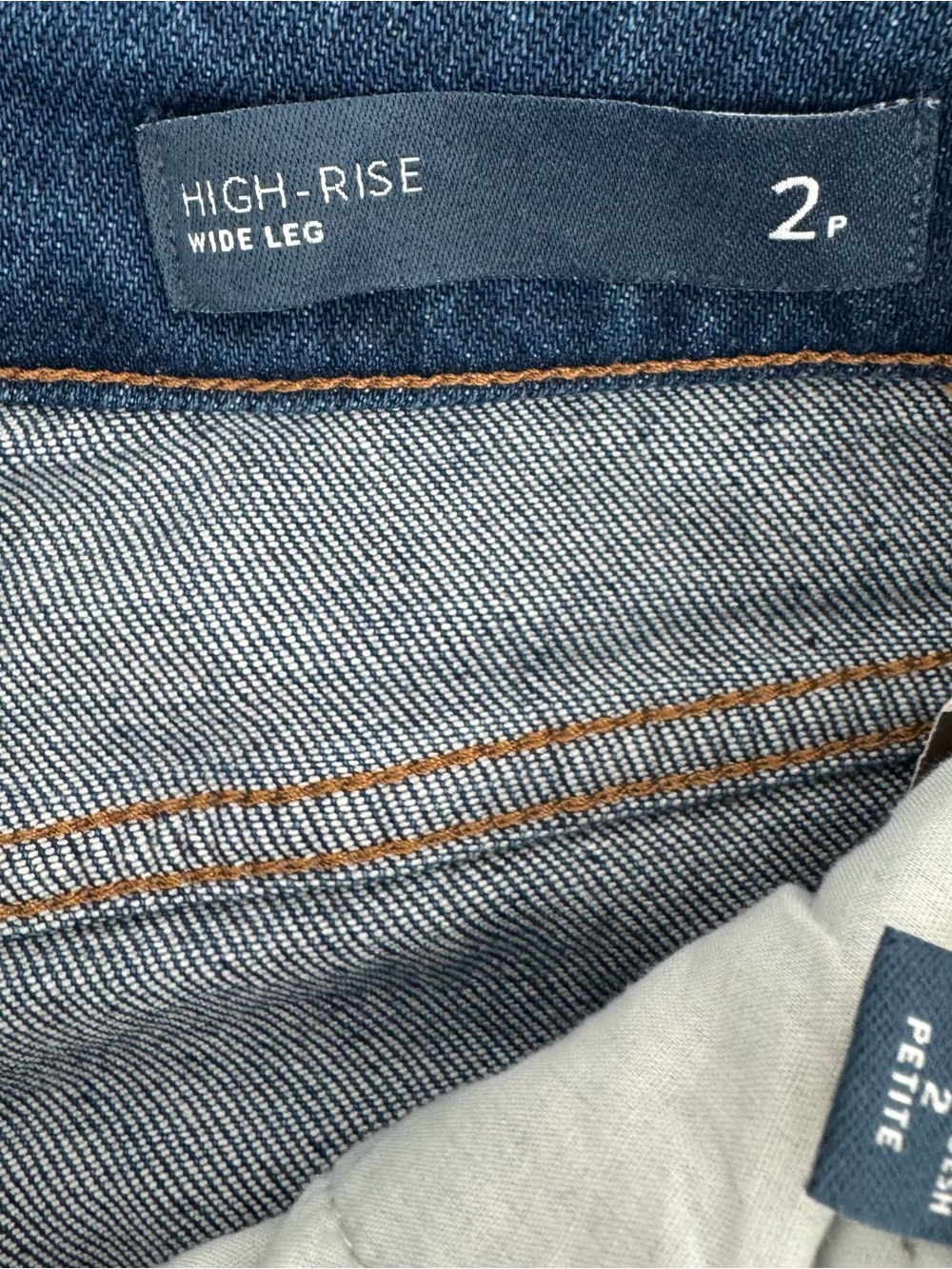 NEW J.Jill High Rise Wide Leg Jeans Sz 2P Classic Dark Wash Denim Timeless Style - Picture 6 of 16